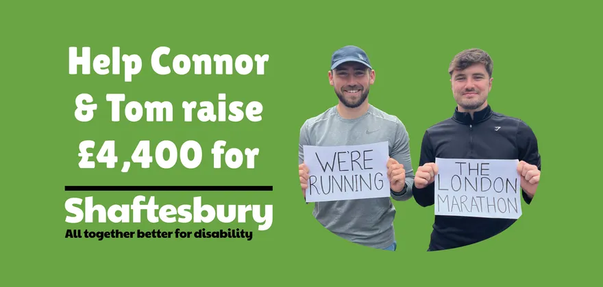 Connor & Tom Running The London Marathon